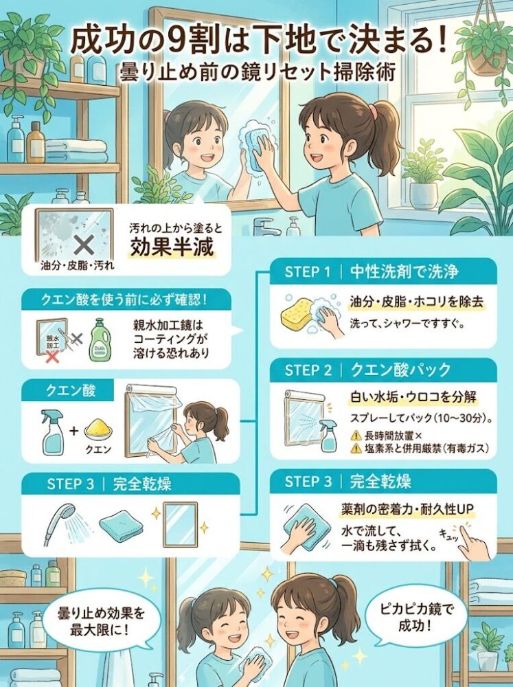 90%-of-success-depends-on-the-base-coat!-Mirror-cleaning-techniques-before-applying-anti-fog-coating.