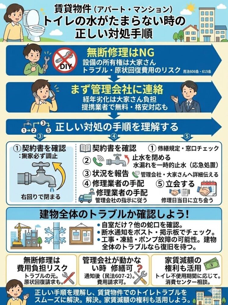 Things-to-keep-in-mind-when-water-stops-accumulating-in-a-rental-property-(apartment/condominium)