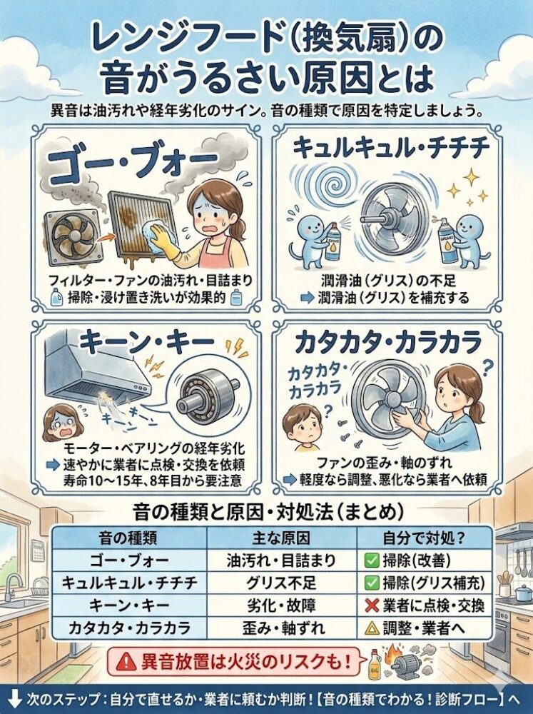 What-causes-range-hoods-to-be-noisy?