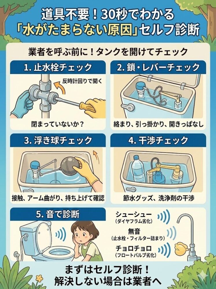 No-tools-needed!-Self-diagnosis-of-the-cause-of-water-not-accumulating-in-30-seconds