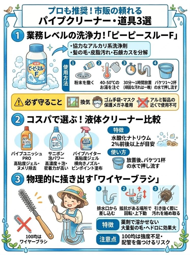 Recommended-by-professionals!-3-reliable-pipe-cleaners-and-tools-available-on-the-market