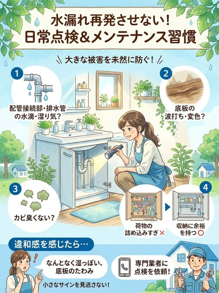 Prevent-water-leaks-from-recurring!-Daily-inspections-and-maintenance-habits.