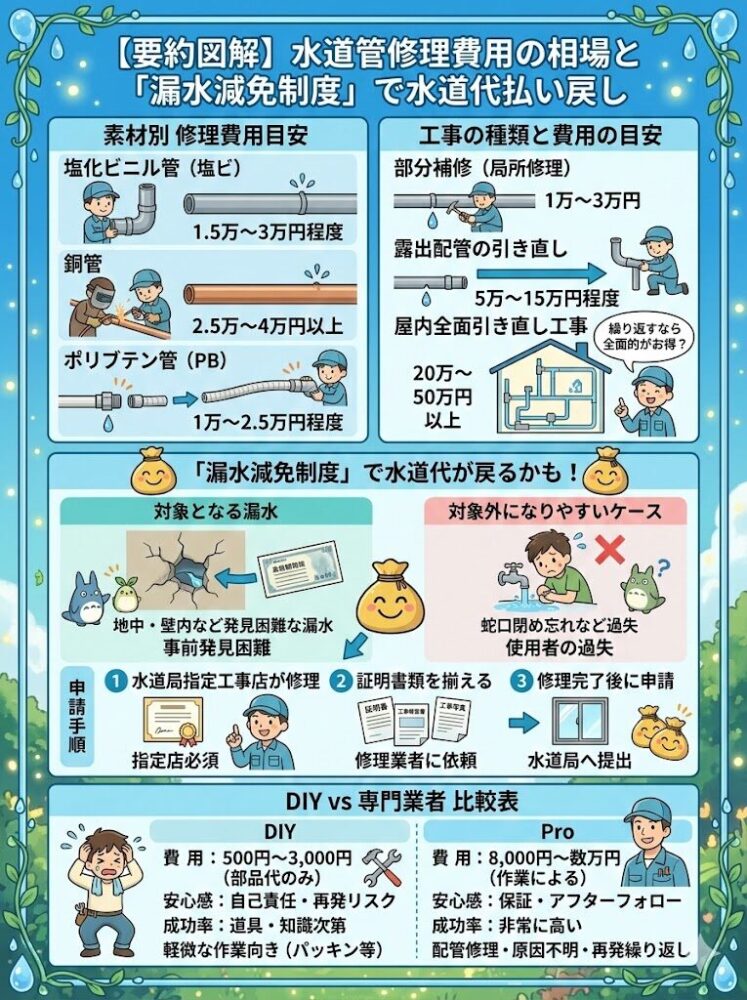 Average-water-pipe-repair-costs-and-how-to-get-your-water-bill-back-with-the-"Leakage-Reduction-System"