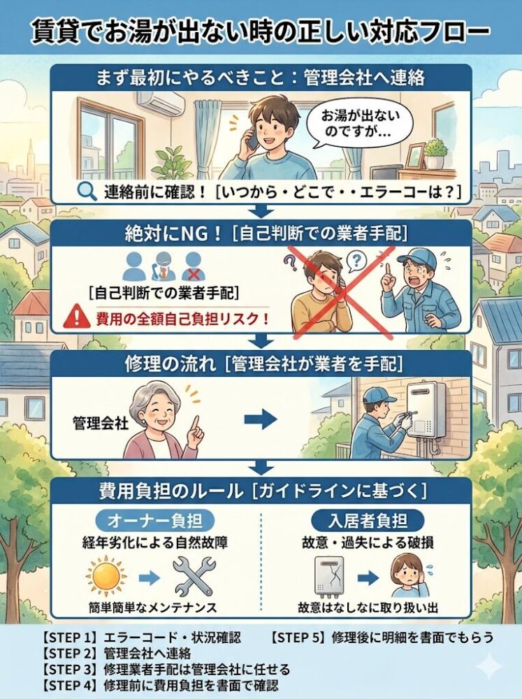 The-correct-procedure-when-there-is-no-hot-water-in-a-rental-property