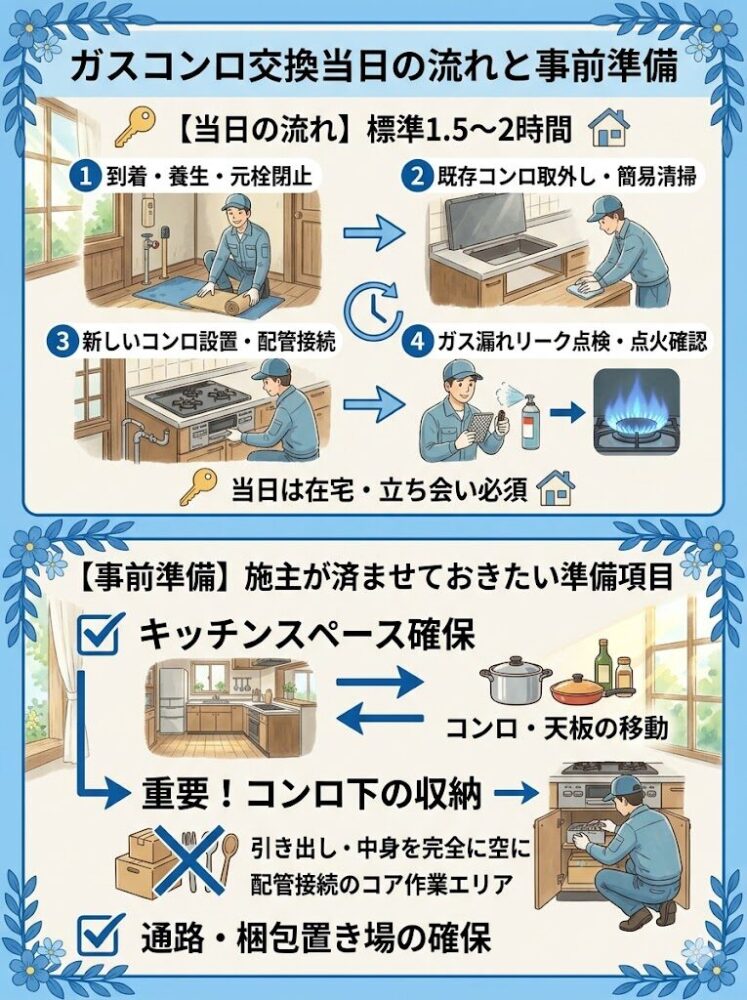 The-process-and-preparations-required-on-the-day-of-gas-stove-replacement
