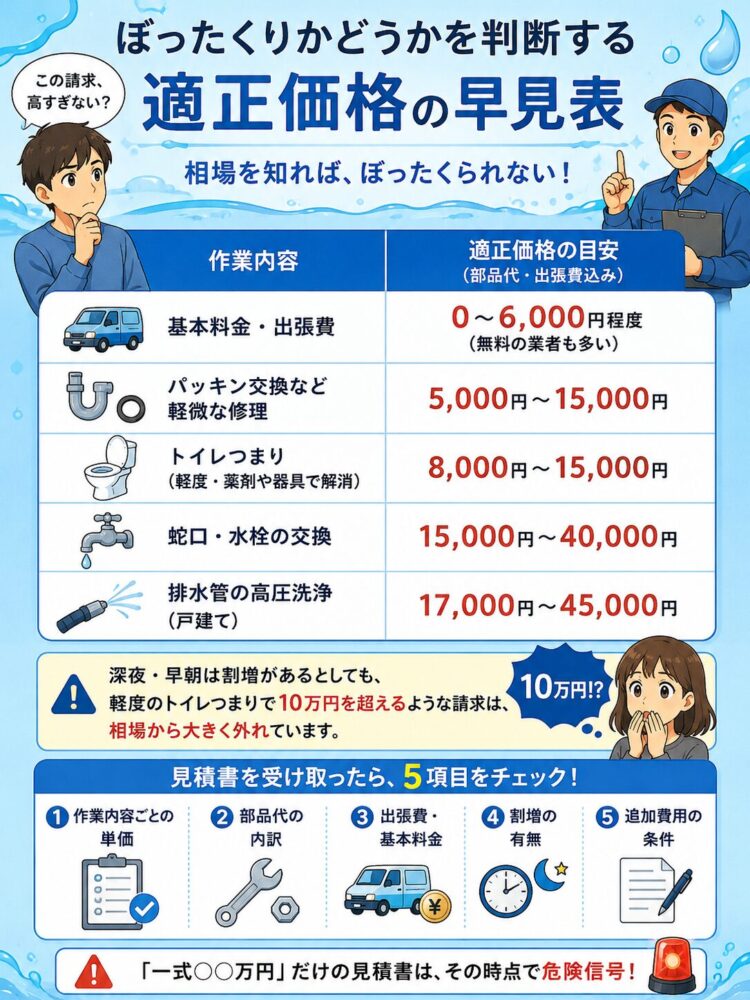 Quick-reference-chart-of-fair-prices-to-determine-if-you're-being-ripped-off