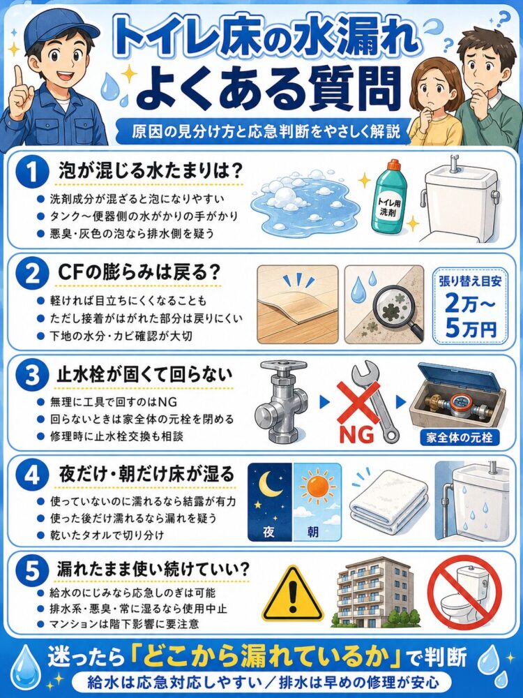 Frequently-Asked-Questions-About-Toilet-Floor-Water-Leaks