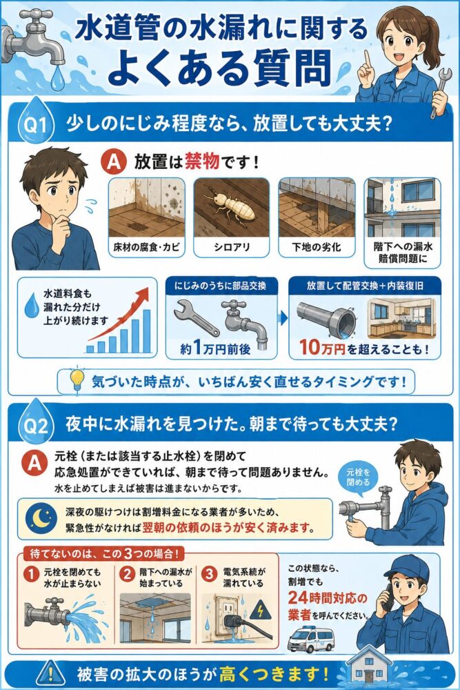 Frequently-Asked-Questions-About-Water-Pipe-Leaks