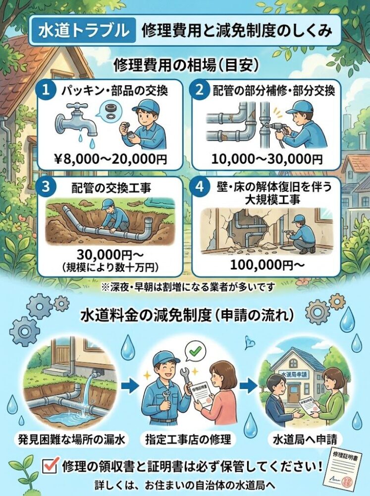 Average-Repair-Costs-and-Water-Bill-Reduction/Exemption-Systems
