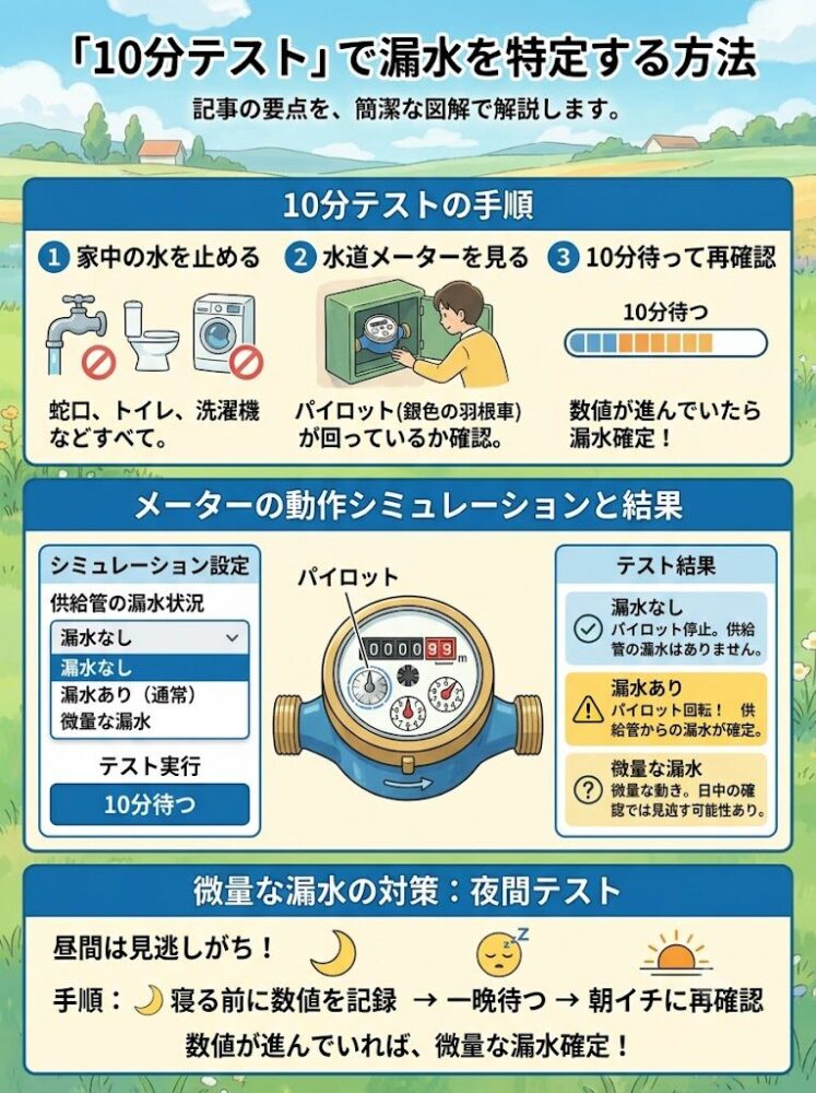 First,-check-for-water-leaks:-the-water-meter-"10-minute-test"