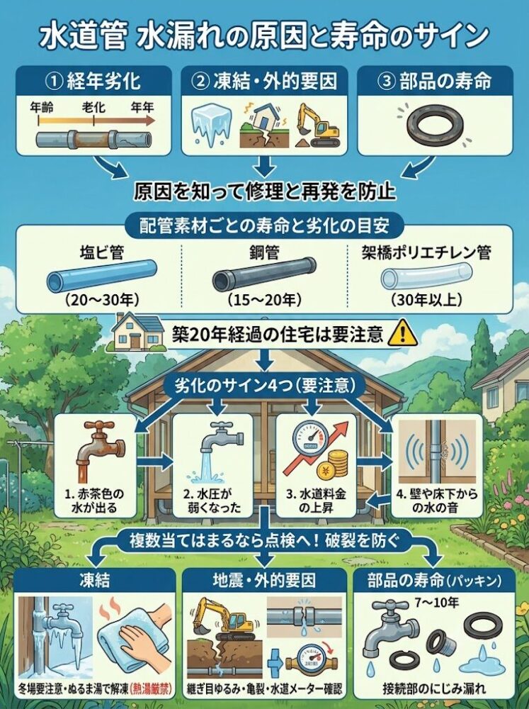 Causes-of-Water-Pipe-Leaks-and-Signs-of-Reaching-the-End-of-Their-Lifespan