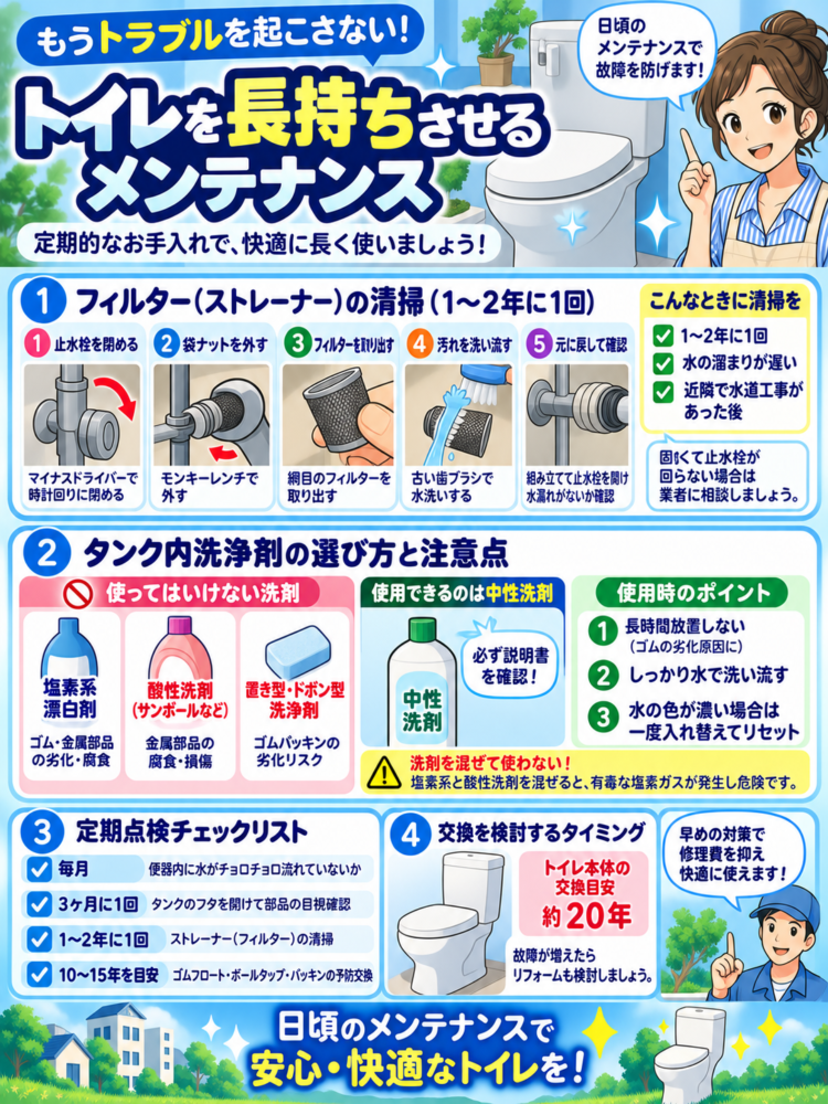 No More Trouble! Maintenance to Make Your Toilet Last Longer