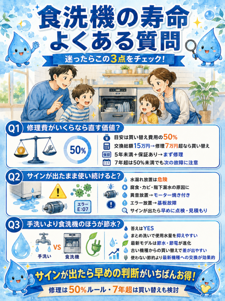 Frequently Asked Questions About Dishwasher Lifespan
