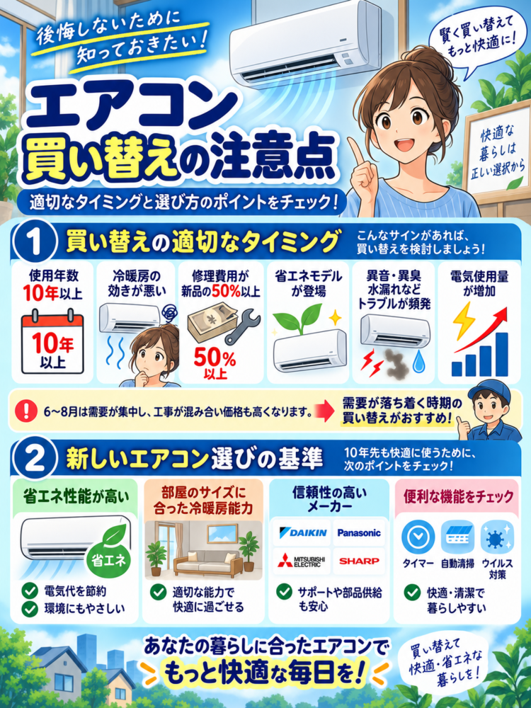 Points to Consider When Replacing Your Air Conditioner