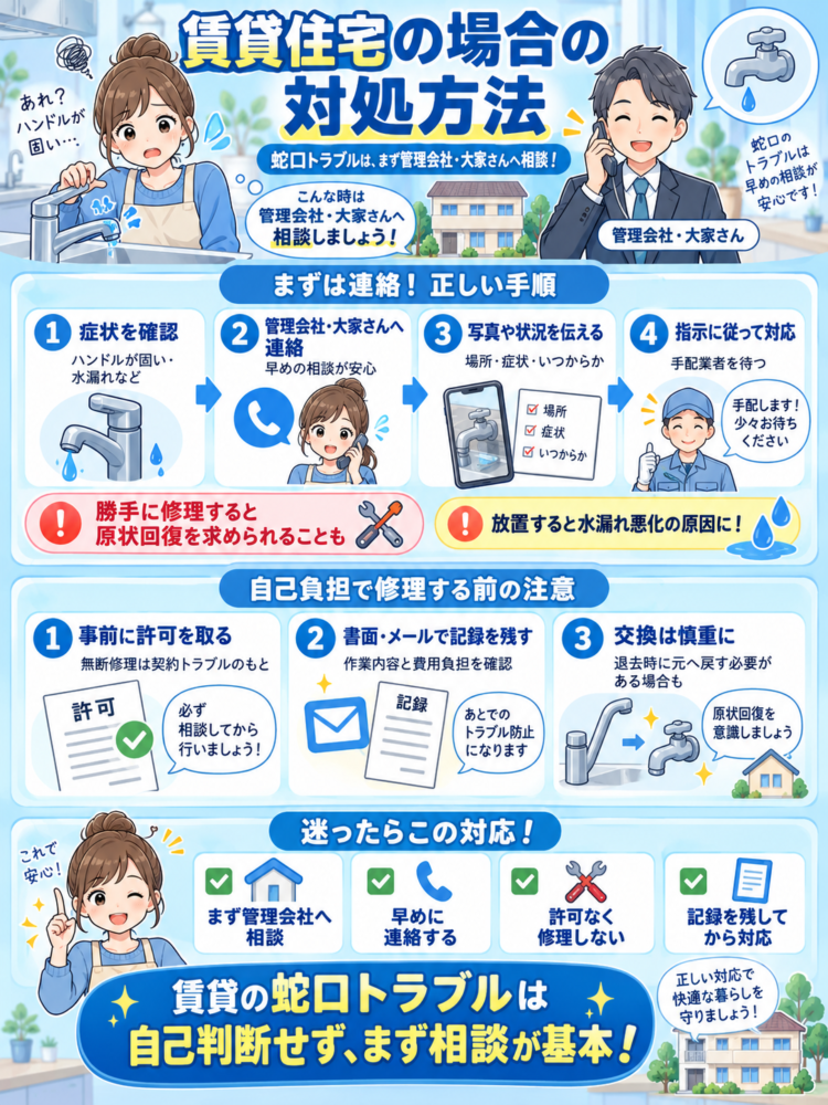 How to handle the situation for rental housing