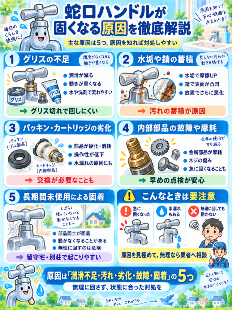 A Comprehensive Explanation of Why Faucet Handles Become Stiff