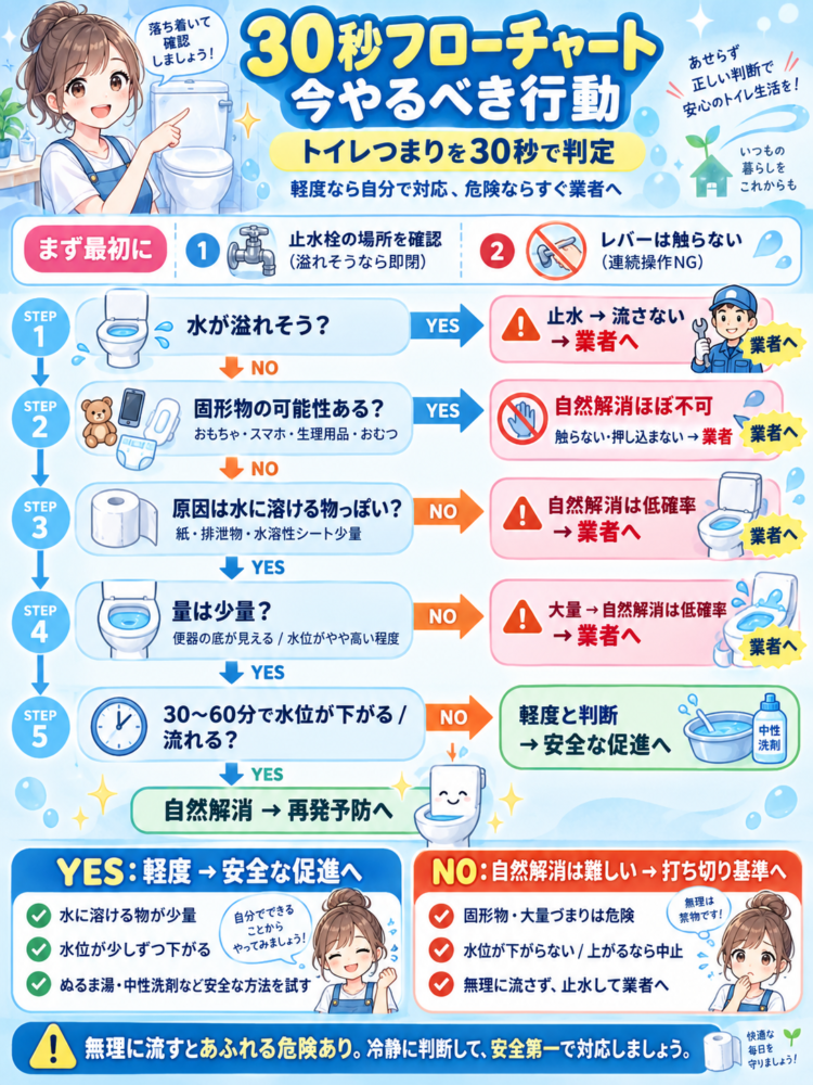 30-Second Flowchart (Actions to Take Right Now)