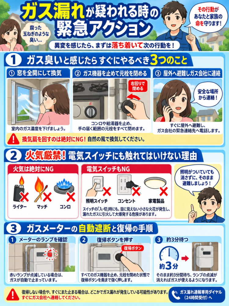Emergency-action-when-a-gas-leak-is-suspected