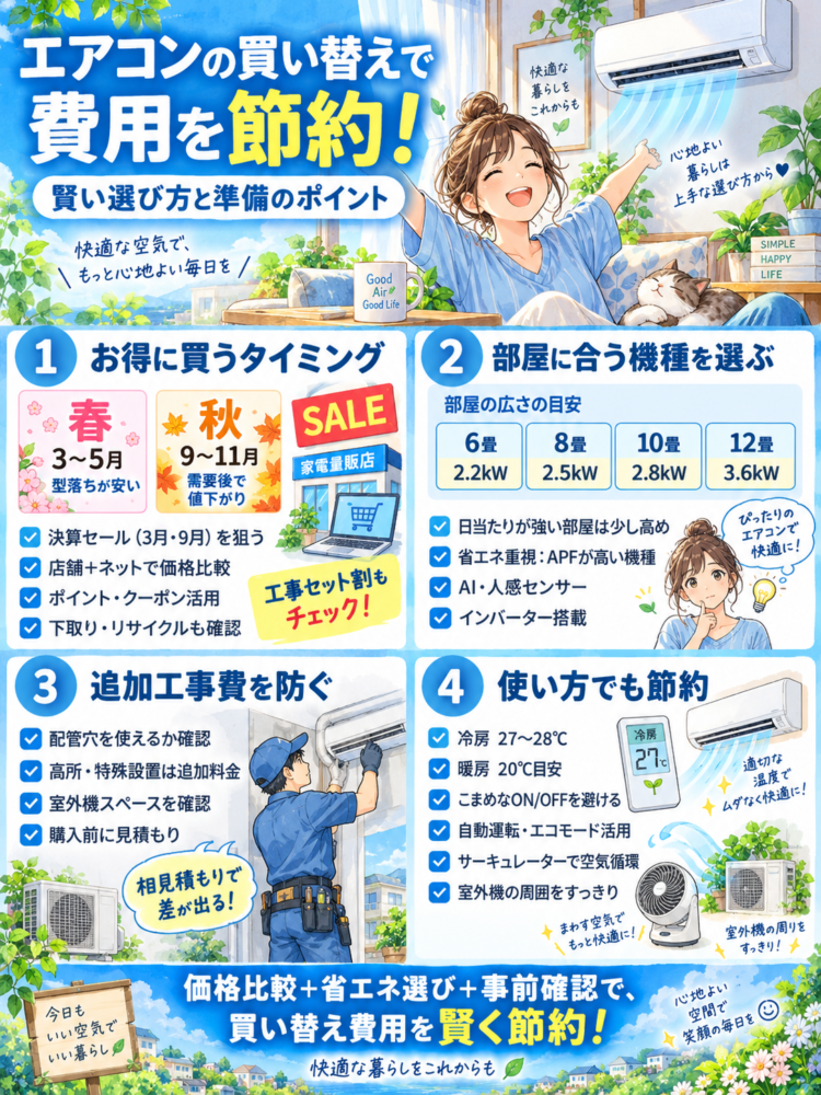 Save Money When Replacing Your Air Conditioner! Smart Selection Tips and Preparation Essentials