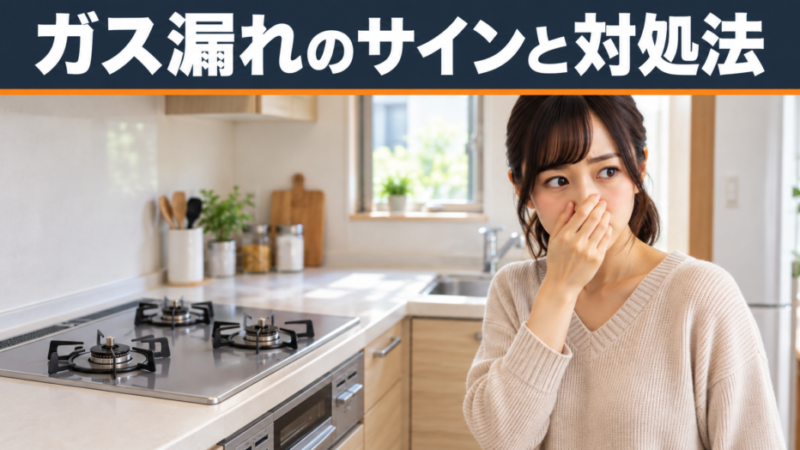 ガス漏れに気づかない原因と体調の症状！自分でできる調べ方・確認方法と緊急時の対処 