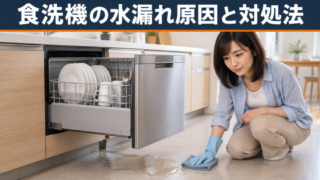 【必見】食洗機の水漏れ原因5選と簡単対処法｜カビ＆床材損傷を防ぐコツ 