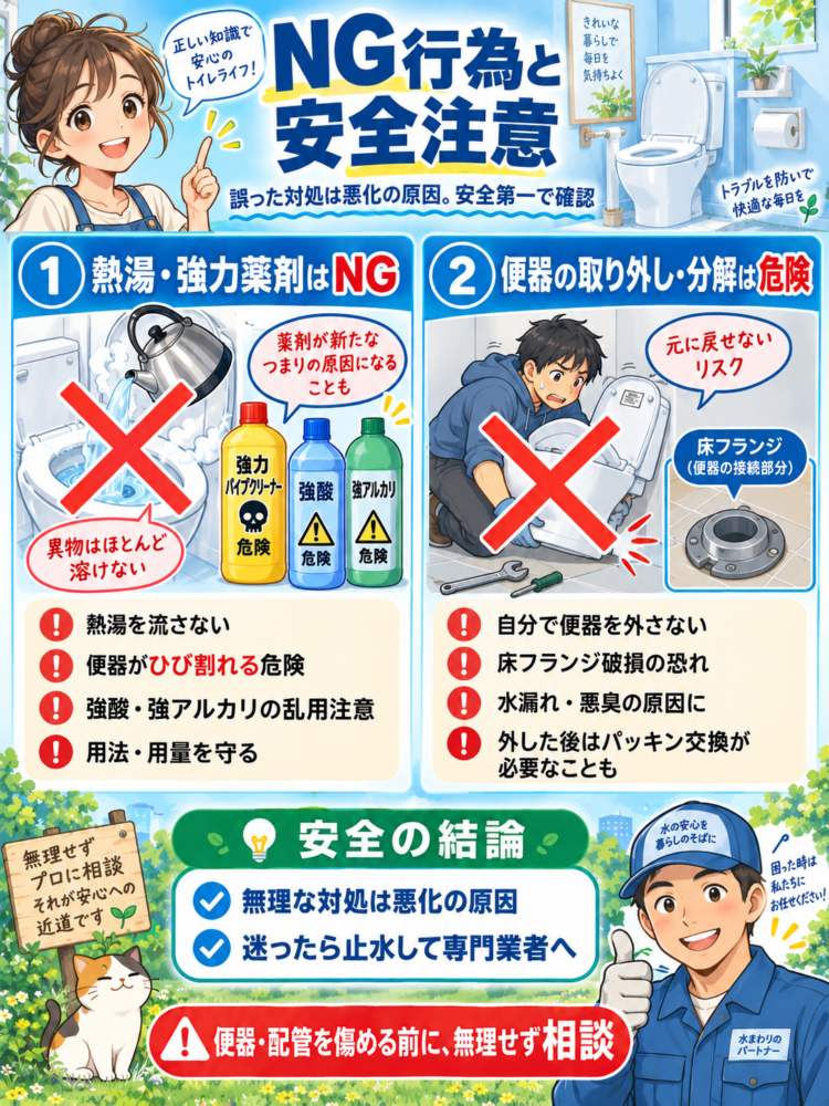 Prohibited Actions and Safety Precautions