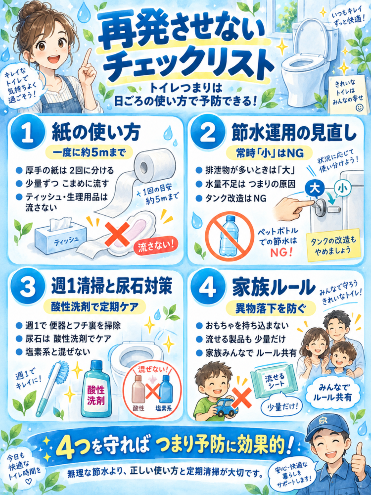 Checklist to Prevent Recurrence