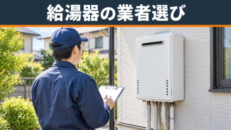 【必見】給湯器トラブルに強い修理・交換業者5選！選び方と注意点を徹底解説 