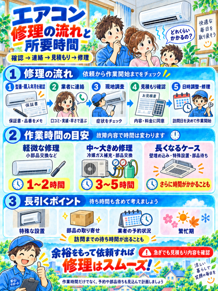 Repair Process and Estimated Time