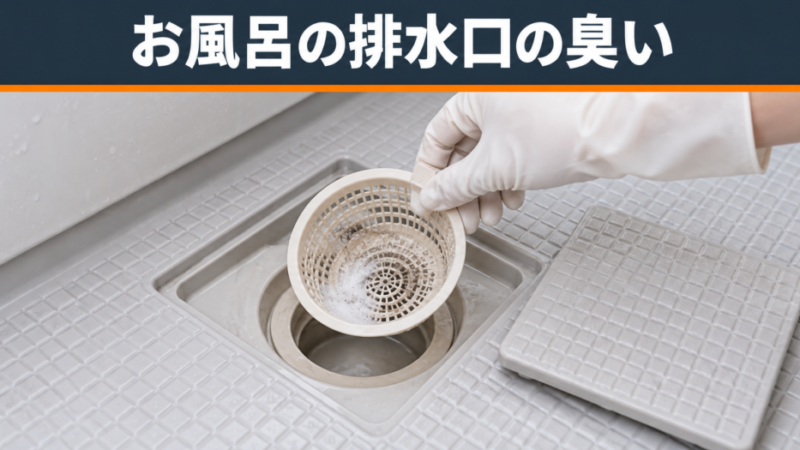 お風呂の排水溝が臭い…放置すると危険？原因・掃除・予防の全知識 