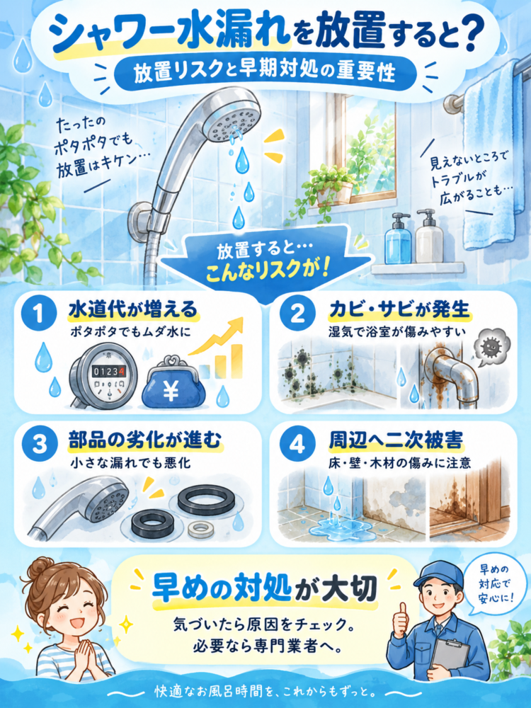 What Happens If You Ignore a Leaking Shower? Risks and the Importance of Early Action